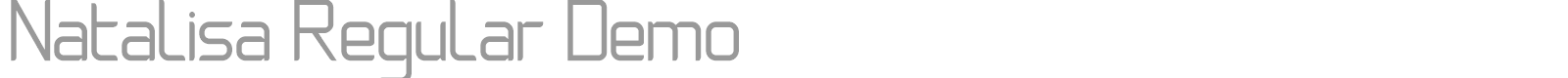 Natalisa font preview